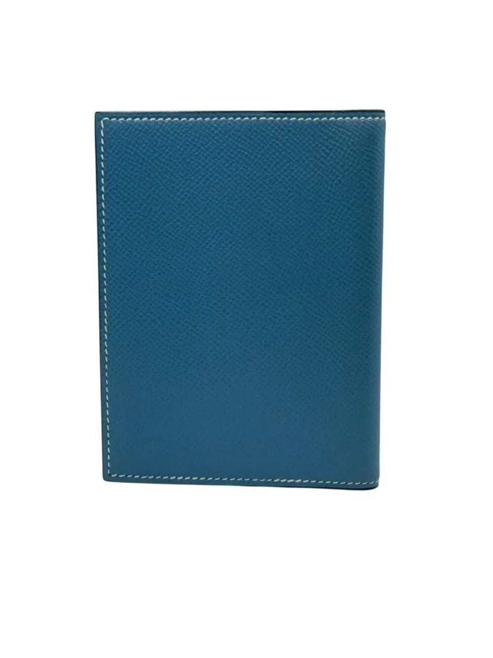Hermes Notebook Cover Leather Blue Agenda